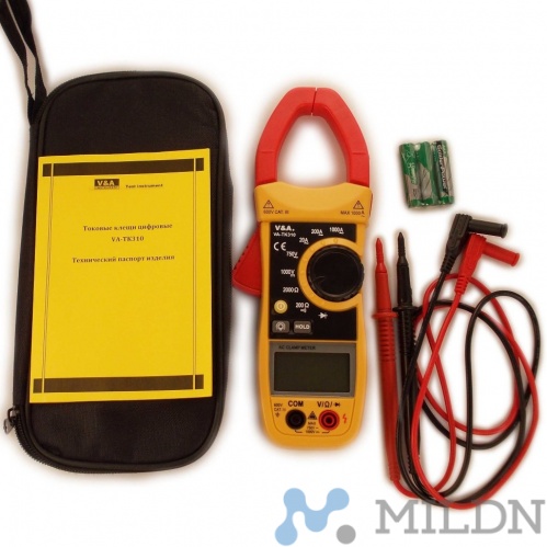 Токовые клещи цифровые VA-ТК310 фото 3