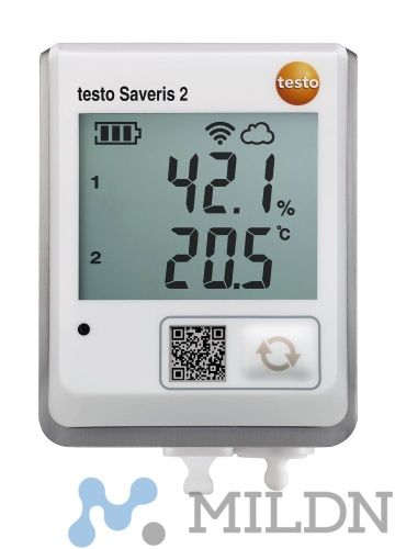 testo Saveris 2-H2 wifi-логгер данных с дисплеем и встроенным сенсором температуры/влажности