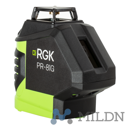 Лазерный уровень RGK PR-81G - зеленый луч 360 градусов