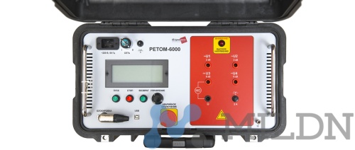 РЕТОМ-6000  прибор для проверки электрической прочности изоляции фото 2