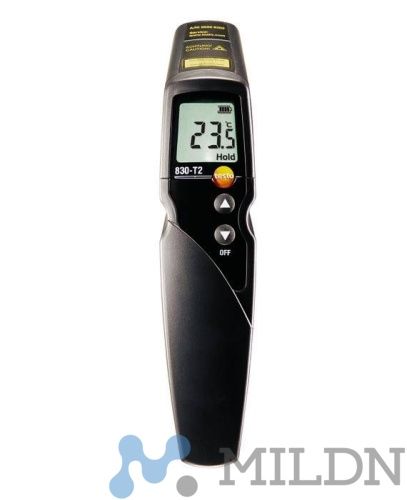 Testo 830-T2 инфракрасный термометр с 2-х точечным лазерным целеуказателем (базовая комплектация) фото 3