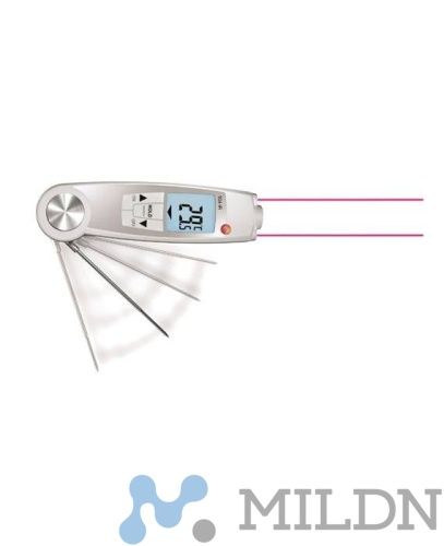 Testo 104-IR комбинированный термометр для инфракрасных и погружных измерений температуры фото 3