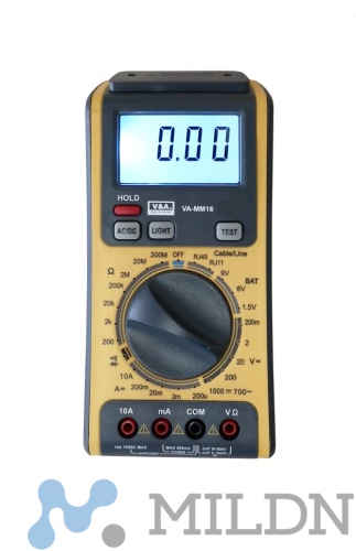 Мультиметр цифровой 3 в 1 VA-MM16