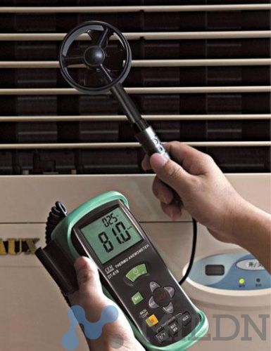 DT-618 Термоанемометр для измерения скорости ветра и температуры фото 2