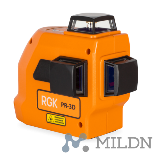 Лазерный уровень RGK PR-3D - 3D по 360 градусов в кейсе