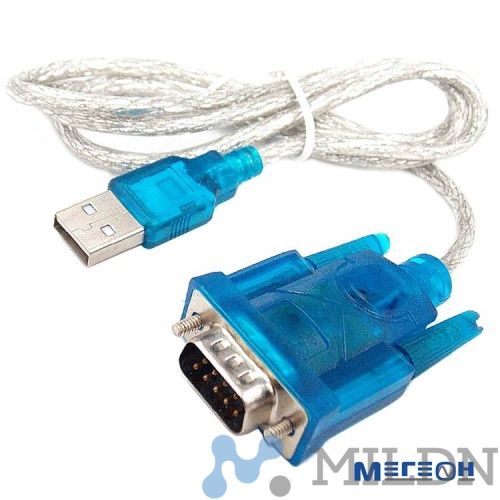 Кабель-адаптер МЕГЕОН RS232 (USB-DB9 Male) для подключения измерительных приборов к компьютеру